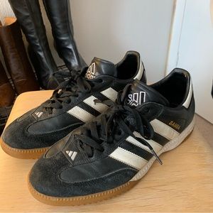 RARE Vintage Adidas Samba Millenium Black and White Shoe